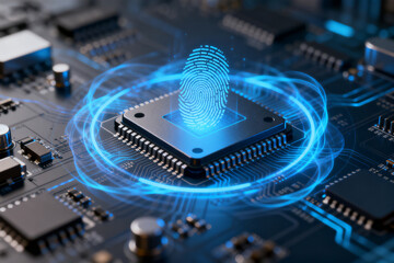 Fingerprint sensor on circuit board