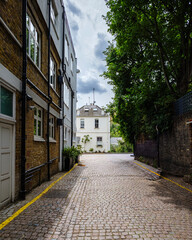 London - 06 25 2022: View of the Cornwall Gardens Walk
