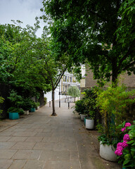 London - 06 25 2022: View of Lexham Walk