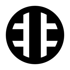 Round Window  Filled Icon