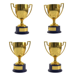 Trophies, Celebration, Sports Event, Indoor, Close-Up, Recognition and Achievement