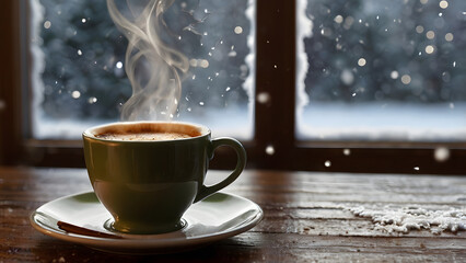 Fototapeta premium pouring coffee into a cup