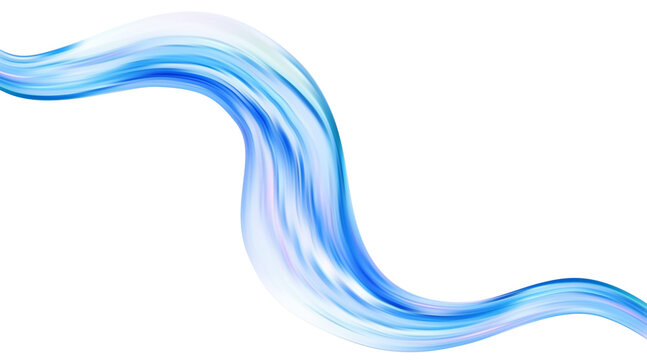 Rainbow swirl ribbon with flowing curves.