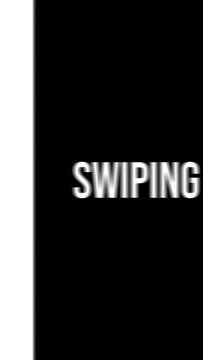 Fast Swiping Text Panels Vertical