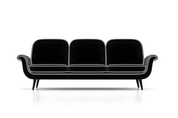 black leather sofa isolated on white background,black leather armchair isolated,black and white sofa