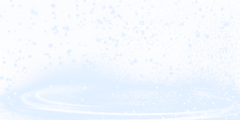 A captivating blue sparkle background featuring light effects and a transparent PNG design of glowing particles