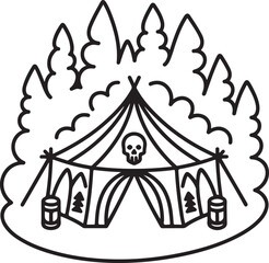 circus tent icon