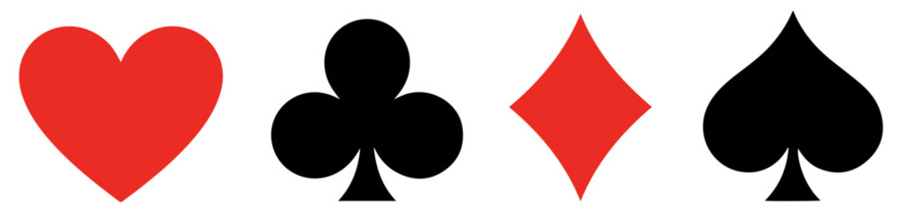playing card suit vector deck