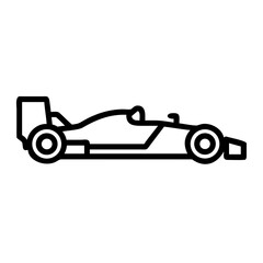 Formula Race Car Vector Illustration