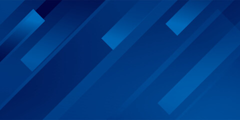 Obraz premium Modern blue abstract geometric background with dynamic gradient shapes and clean minimal design. vector illustration for business, corporate institutions, conferences, parties, and digital templates.
