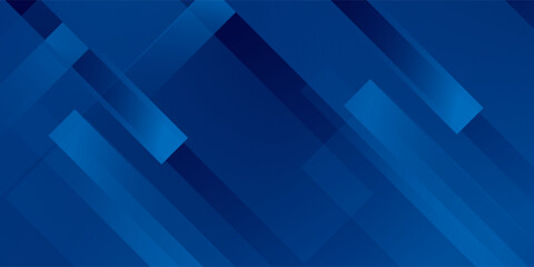 Fototapeta premium Modern blue abstract geometric background with dynamic gradient shapes and clean minimal design. vector illustration for business, corporate institutions, conferences, parties, and digital templates.