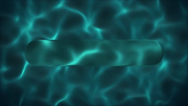 Abstract blue waves seamless looping animation with transparent glassmorphism

