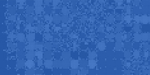 Design Blue Tech Finance Fintech Background Abstract Pixel Pattern. Abstract Business Tech Modern