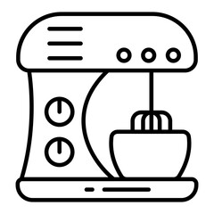 A premium download icon of electric beater