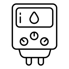 An icon design of geyser