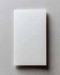 White Blank Business Card or Paper Mockup