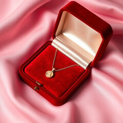 diamond ring in red box