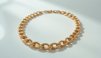 pearl necklace on white background