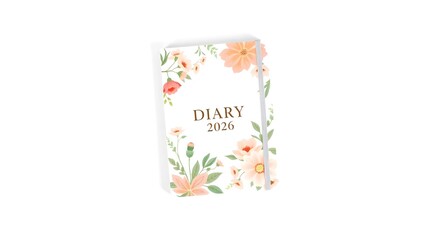 Elegant Floral Pattern 2026 Diary and Personal Planner for Self-Care and Productivity: Beautiful Handmade Stationery for Organized Scheduling and Writing
