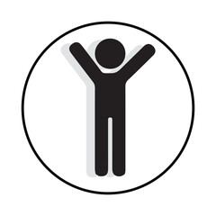 people silhouette icon illustration Design people silhouette