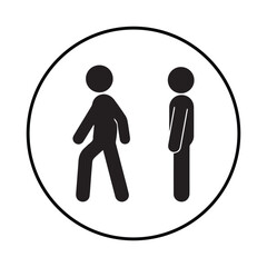 people silhouette icon illustration Design people silhouette