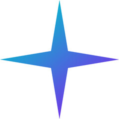 Fototapeta premium Create Image AI, Generate Image, Generate Icon, AI Sparkle and Gradient Star Icon