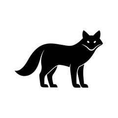 Obraz premium black cat vector
