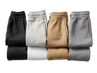 Cozy up in style with these comfy joggers in neutral colors, perfect for athleisure fashion or lounging at home, essential for your wardrobe, express yourself!