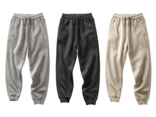 Stylish comfort awaits with these cozy fleece joggers in neutral colors, perfect for relaxing at home or running errands in style – a wardrobe essential
