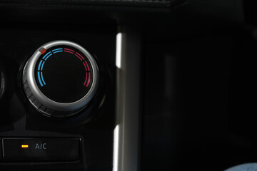 Fototapeta premium car air conditioner is not as cool as before. You may need to take it to the service center for a check.