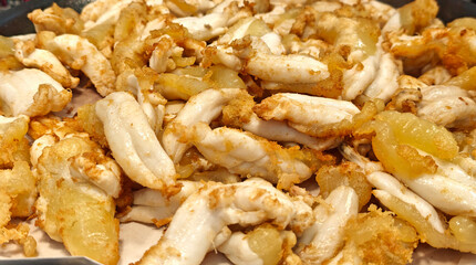 Stir Fried Squid with Black Ink Sauce