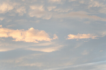 Obraz premium cloud in the sky in summer