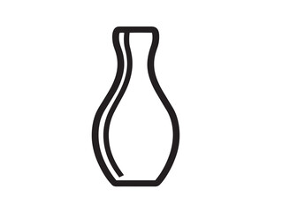 Bowling themed vector illustration in clean minimalist format