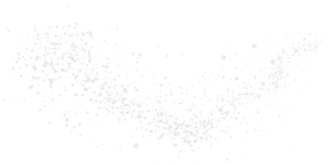 Christmas background with white powder dust light in PNG format. Magical, shining white dust with fine sparkling particles gently falling. A fantastic shimmer effect perfect for festive and winter