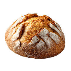 Delicious Rustic Whole Wheat Bread Loaf with Cracked Top for Food Lovers