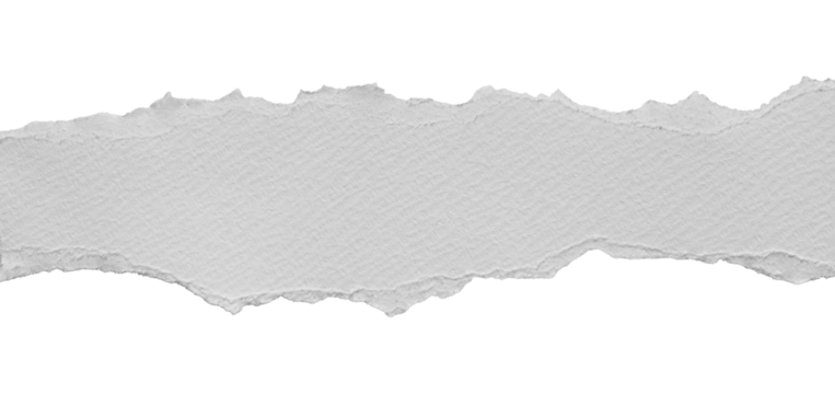 torn blank pages with uneven texture edges. set of ripped white paper sheets png isolated on transparent background. document or newspaper mockup.