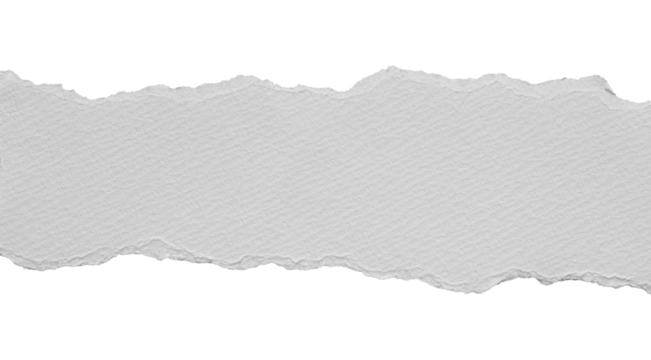 torn blank pages with uneven texture edges. set of ripped white paper sheets png isolated on transparent background. document or newspaper mockup.