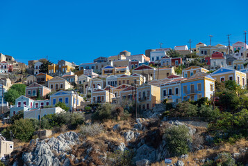 Obraz premium Ano Symi in Symi Island
