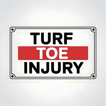 Turf Toe Injury Sign