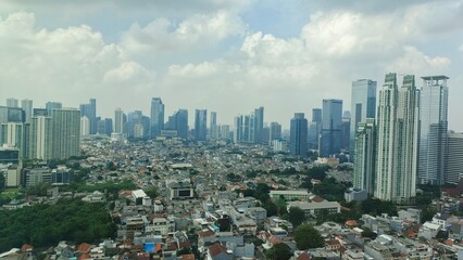 Jakarta, Indonesia &ndash; October 7, 2025: A cityscape view of Indonesia capital city Jakarta
