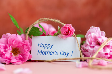 Spring card for congratulating mom with gratitude