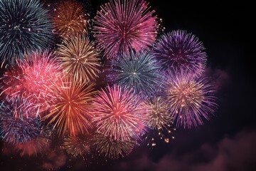 Vibrant Water Works: A Spectacular Fireworks Extravaganza for Celebrations and Anniversaries