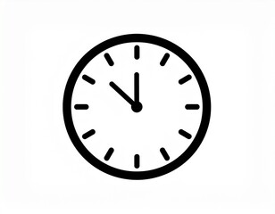 clock icon or logo isolated sign symbol vector illustration - high quality black sty