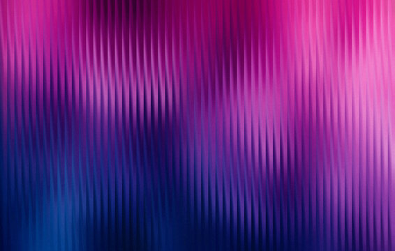 Vibrant gradient of pink purple and blue abstract geometric pattern with vertical lines