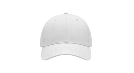 Isolated baseball cap, casual blank cotton headwear for sports and sun protection headgear