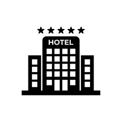 Hotel five star rating luxury icon sign design vector