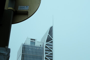 Naklejka premium building sky