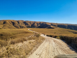 Serra da Canastra, Minas Gerais - mountaintop road called Caminho do C&eacute;u