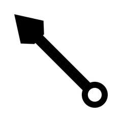 Kunai vector, clip art, and symbol. Flat design of  weapon concept and simple design