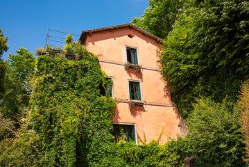 House in a small town in Italy